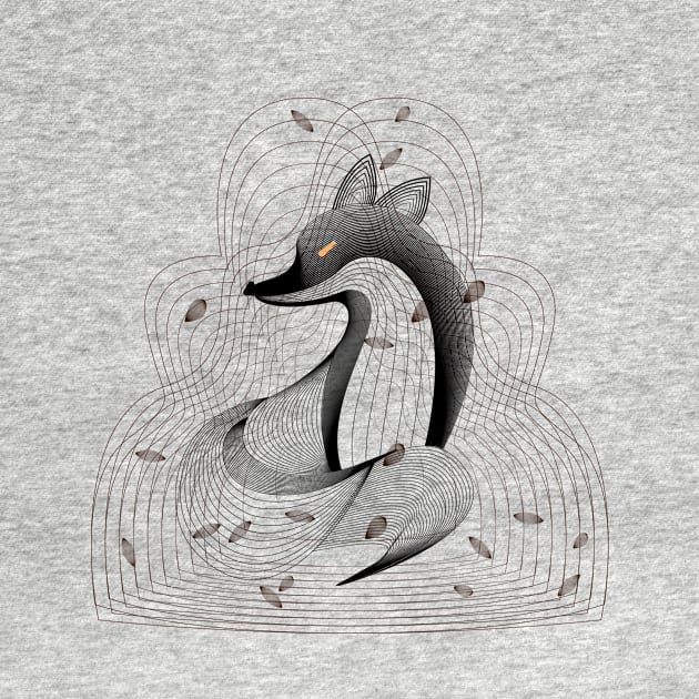 Abstract Fox design by Choulous79